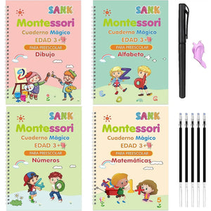 Set Cuadernos Mágicos (4 Cuadernos + 10 Lapiceros Mágicos)