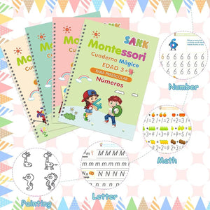 Set Cuadernos Mágicos (4 Cuadernos + 10 Lapiceros Mágicos)